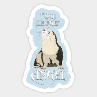 Four Legged Angel Sticker